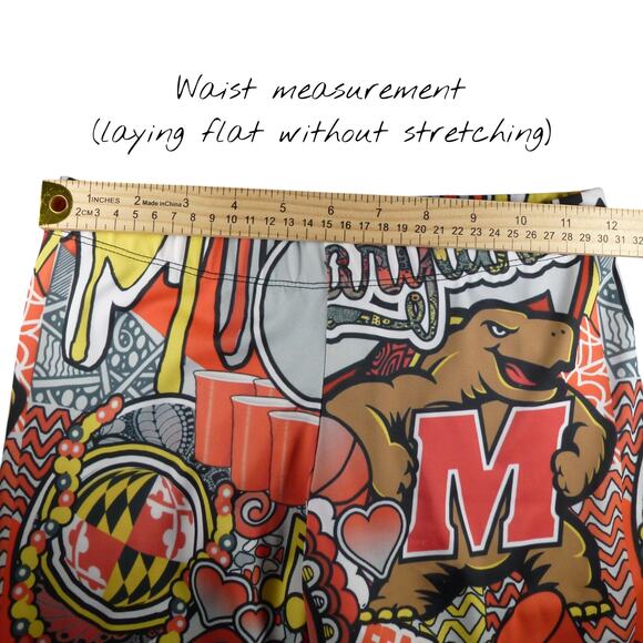 University of Maryland Terps Fear The Turtle Leggings Women’s Size Small - Picture 4 of 6